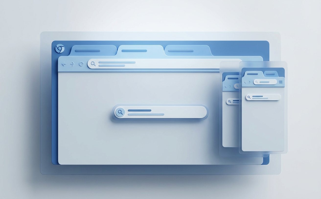 Chrome浏览器多标签页导航界面